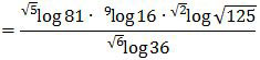 Mengubah penyebut dengan rumus log a - log b = log a/b
