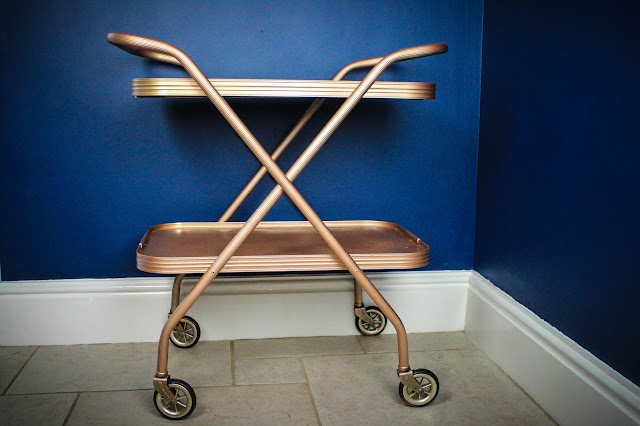 DIY Copper drinks trolley