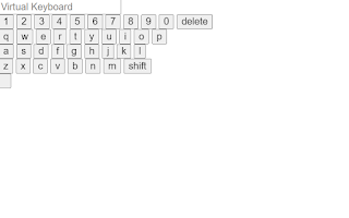 Virtual Keyboard Javascript | Virtual Keyboard Html Css Javascript