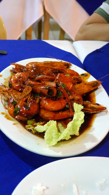 Buttered Prawns in Garlic Sauce