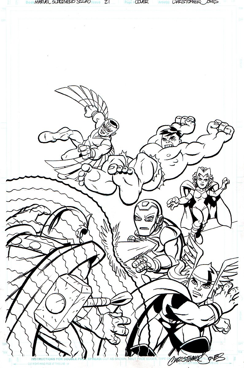 Download Marvel Superhero Squad Coloring Pages