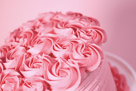 tarta de buttercream y rosas