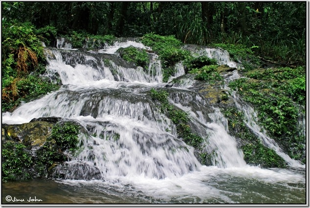 Step waterfalls near  Railway Track