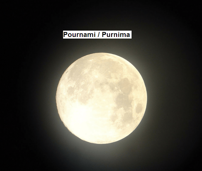 Pournami Day / Purnima Day - Viratham Days and Timings