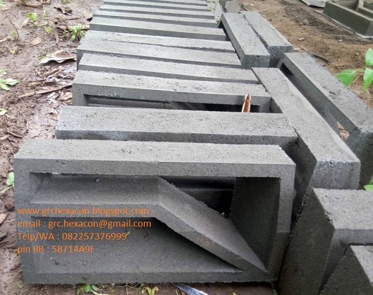 GRC HEXACON INDONESIA ornamen GRC dan roster beton  Roster 