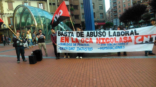 Protesta de CNT en Barakaldo