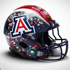 Arizona Wildcats Christmas Helmets