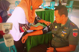 Kodim Tidore Gelar Donor Darah Sambut HUT Persit ke 72