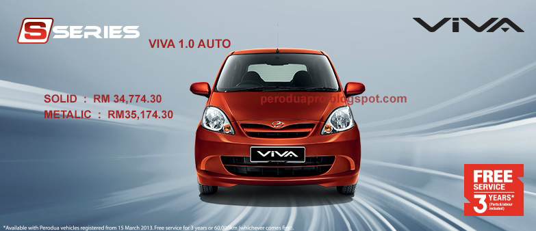 Perodua Promotion - 017-4835703: Perodua S Series -- Value 