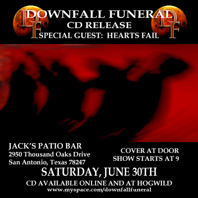 Downfall Funeral CD Release at Jack's Patio Bar