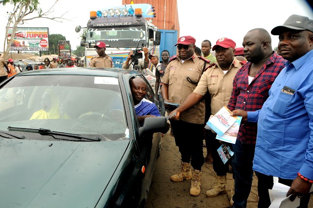 FRSC Flags Off Sallah  Mega Motor Park Rally