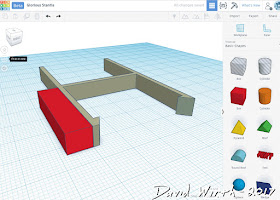 large spacer for granite and marble print bed