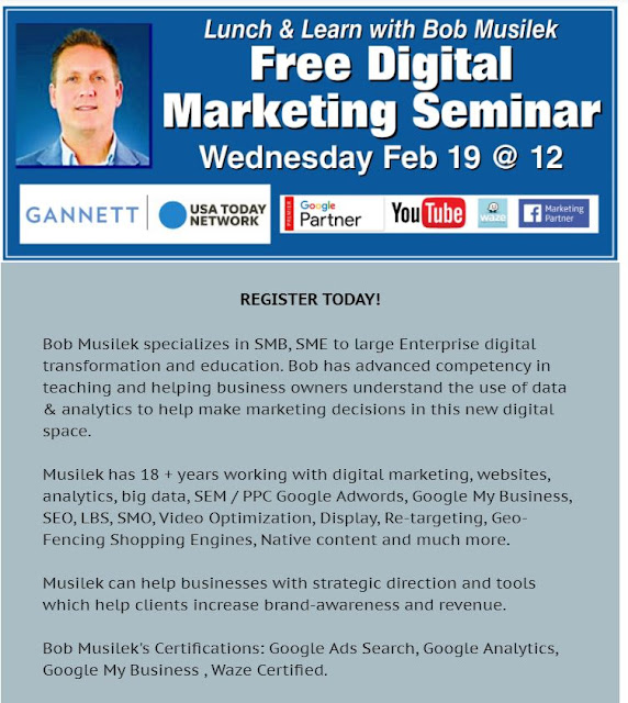 bob musilek | digital marketing | seminar