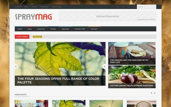 Latest Top 10 Responsive Magzine Style Blogger Templates Free Download