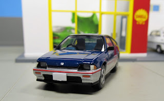 tomica limited vintage cr-x blue