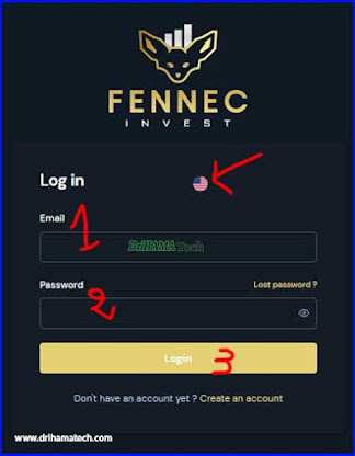 تسجيل الدخول موقع Fennec Invest