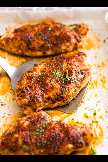 Oven Baked Chicken Breast Easy Recipe 