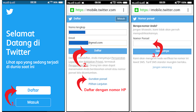 Cara membuat twitter