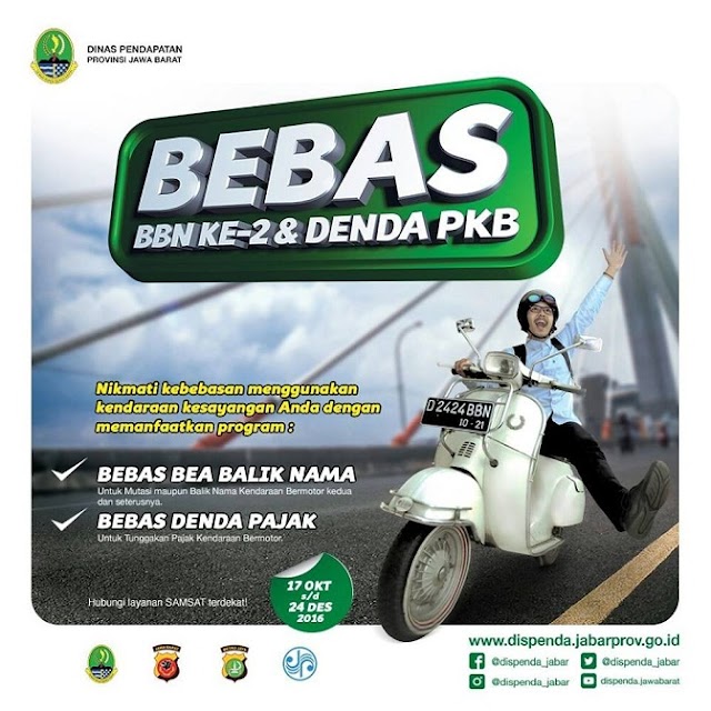 Samsat Depok Gratiskan BBN dan Denda Pajak