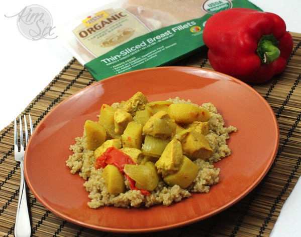 Coconut Curry Chicken over Quinoa