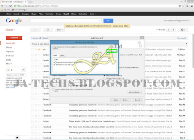 Setup Gmail Account with MS Outlook 2013