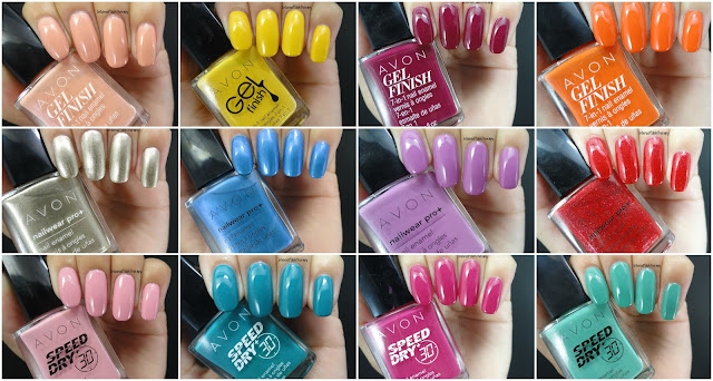 Avon Swatch fest! | Speed Dry