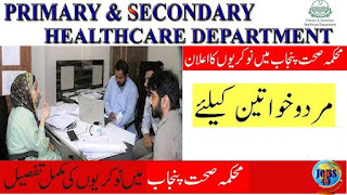 Specialized Healthcare Department Punjab Jobs 2023 for Charge Nurse
