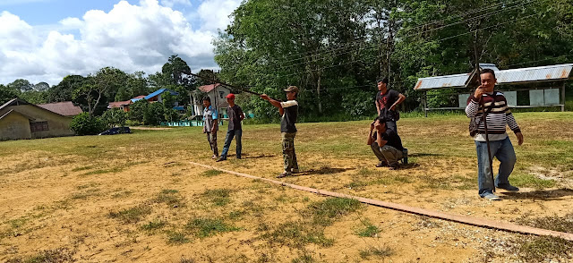 HUT Bhayangkara Ke-73, 28 Peserta Ikuti Lomba Sumpit di Seberuang