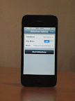 Slideshow settings on iPhone using Aerodrom.