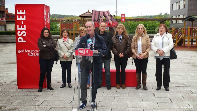 Acto de campaña del PSE