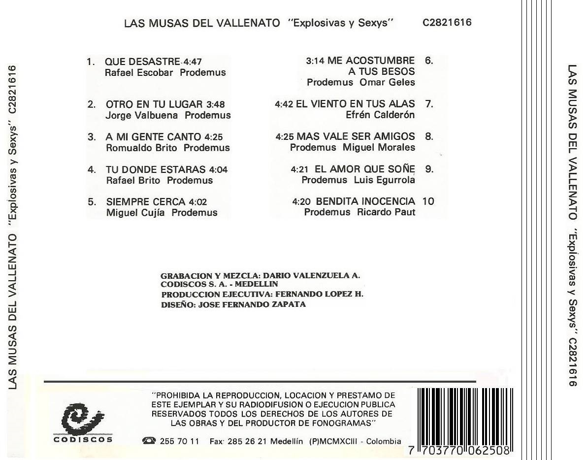 Las musas del vallenato explosivas y sexys interior trasera