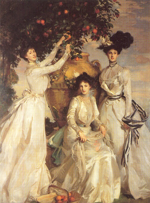 Sargent's painting of the Acheson SistersLadies Alexandra Mary and Theo