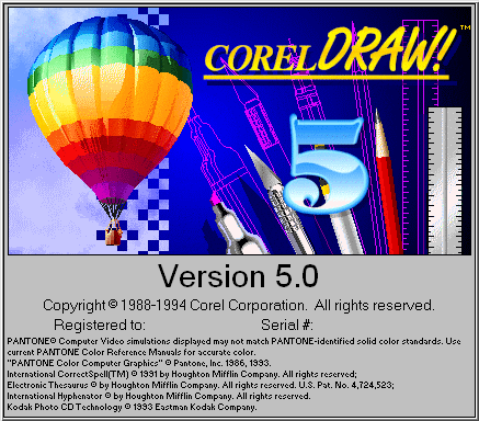 Sejarah CorelDRAW - CorelDRAW Versi 5.0 (1994)