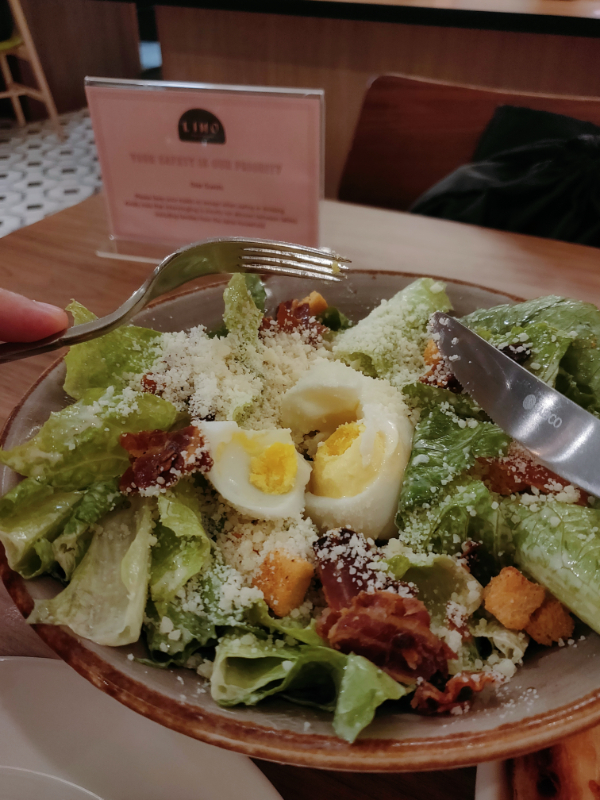 Caesar Salad Egg - LINO Pizza & Pasta Bar
