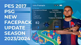 PES 2017 | PSG NEW FACEPACK UPDATE SEASON 2023/2024