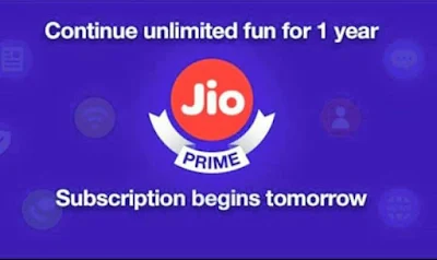 Jio Prime Subscription Extended 1 More Year 