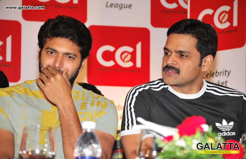 Celebrity Cricket League and South Indian Artiste Association Press Meet Photos show stills