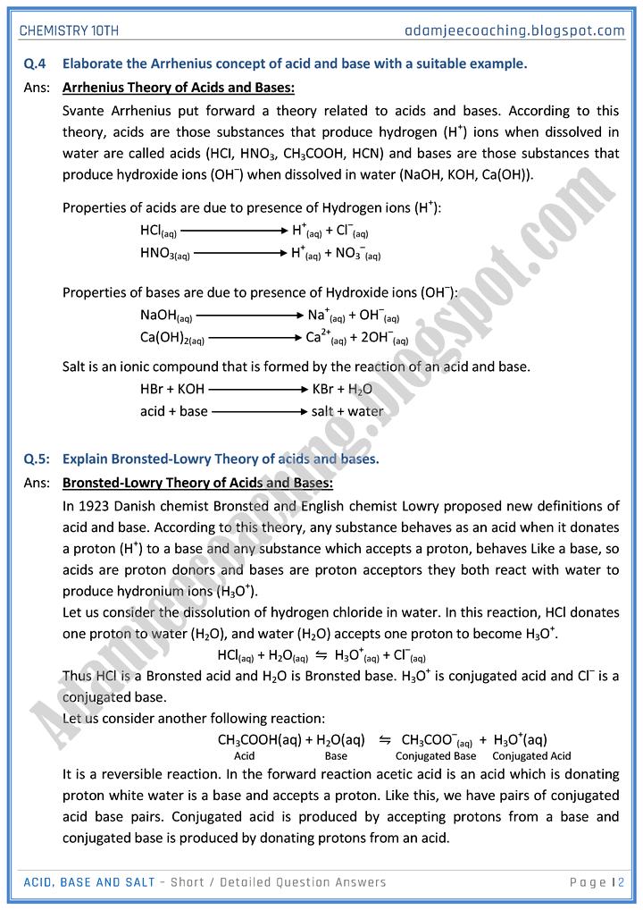 acid-base-and-salt-short-and-detailed-question-answers-chemistry-10th