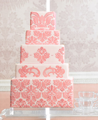Martha Stewart Wedding Cakes on Lamb   Blonde  Wedding Wednesday  Pink Cakes