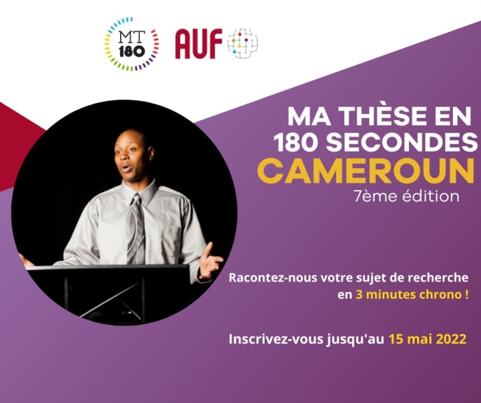 Concours « Ma Thèse en 180 Secondes » au Cameroun – édition 2022