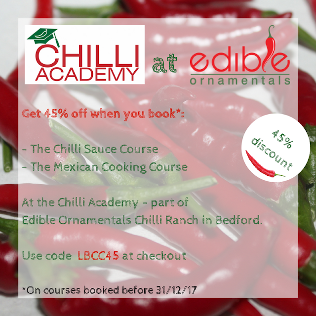 The Chilli Academy at Edible Ornamentals - course discounts 