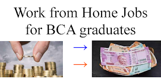 Work from Home Jobs for BCA graduates