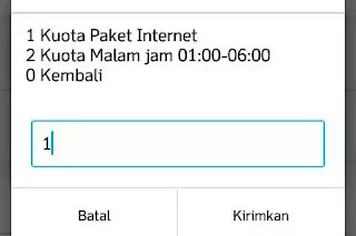 kuota paket internet