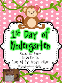 Mrs. Miner's Kindergarten Monkey Business