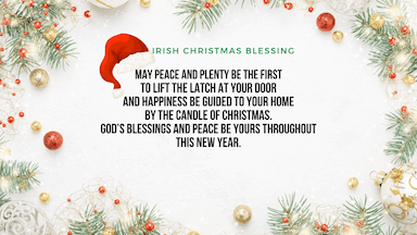 An Irish Christmas Blessing