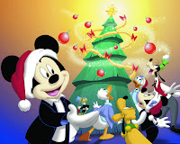 merry christmas mickey mouse wallpaper