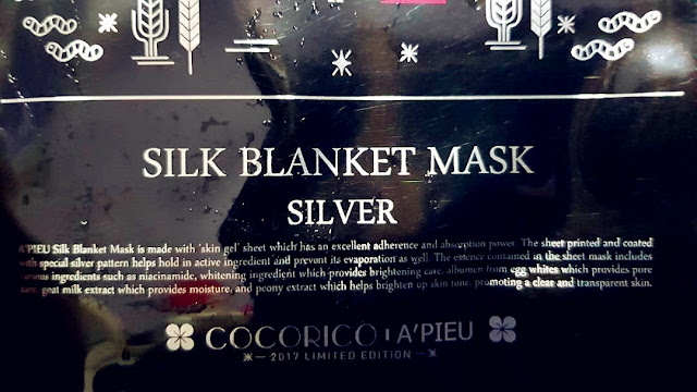 Review; A'PIEU's Silk Blanket Mask [Silver] (Cocorico Edition) + First Impression