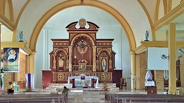 altar of the Saint Augustine Parish Church of Hinatuan, Surigao Del Sur