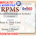 RPMS Covers 5 New Designs Editable Word Doc