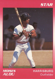 Moises Alou 1990 Harrisburg Senators card